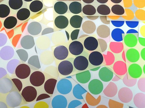 33mm round dot stickers - 33mm,