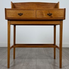 Vintage 20th Century Good Quality Desk In Golden Oak ( REF AF-4643 )