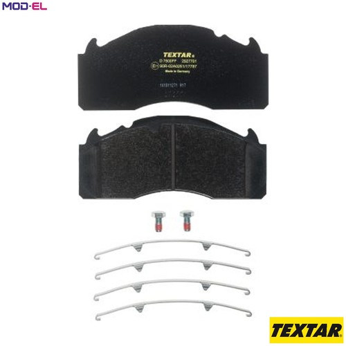 Brake pad set disc - pad,