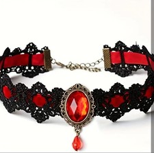 Gothic Lace Choker Necklace