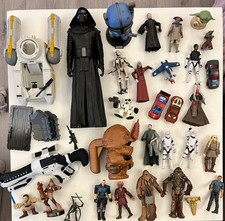 MASSIVE Star Wars Collectible Figures Vehicles Toys Job Lot Collection Bundle