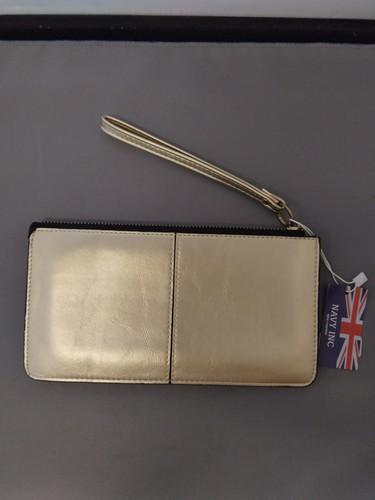 Metallic gold clutch - metallic,