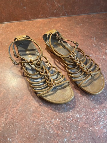 Ecco size6 tan - tan, leather