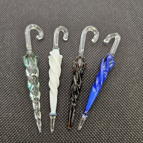 Vintage glass umbrella - glass, shaped