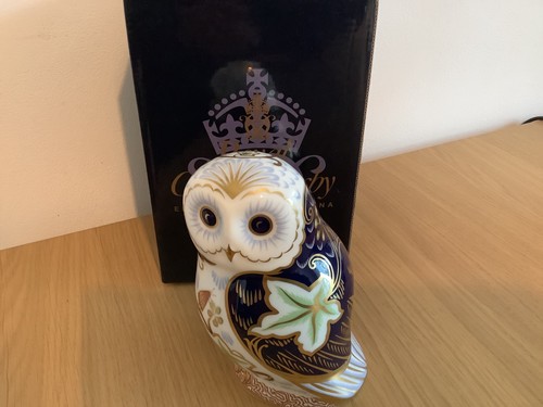 Royal crown derby twilight - derby, owl
