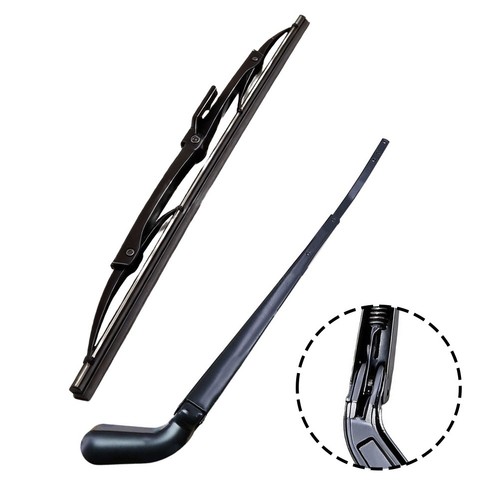 Abs wiper arm and blade - and,