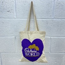 CADBURY WORLD TOTE BAG PURPLE CREAM SHOULDER BAG TRAVEL COLLECTIBLE