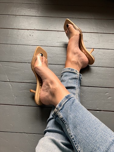 Zara sandals heals - sandals, transparent