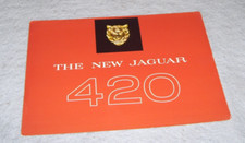 THE NEW JAGUAR  420 SALES BROCHURE  4.2 LITRE MANUAL & AUTOMATIC Not dated