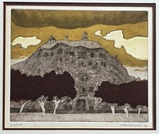 Trevelyan / Brunsdon era - signed etching dated 88