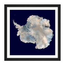 Antarctica Continent Blue