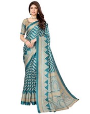 Womens Woven Printed Art Silk