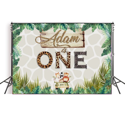 Cute 1st birthday safari - birthday,