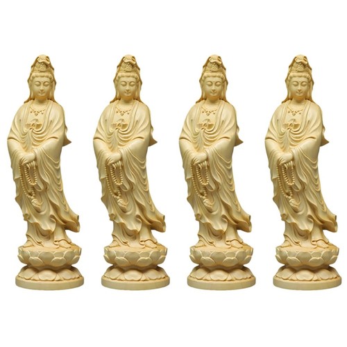 Wooden buddha statue - wooden,