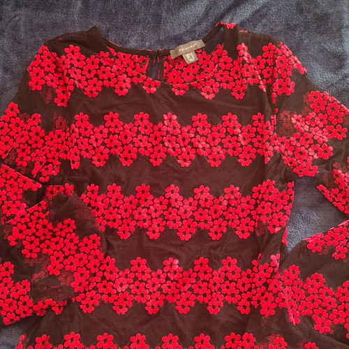 Primark mesh sheer - mesh, embroidered