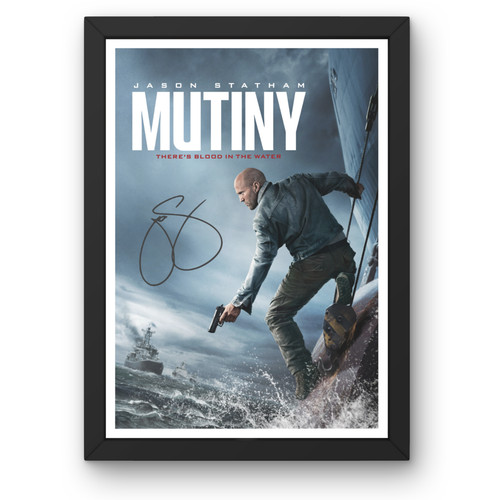 Mutiny autograph movie poster