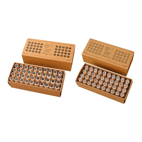 Wooden alphabet stamp - wooden, for