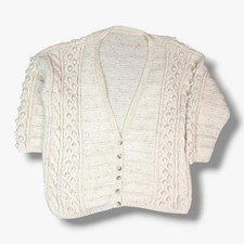 Aran Cable Knit Long Cardigan