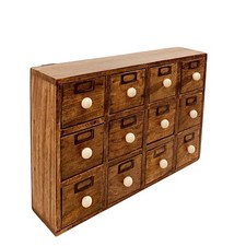 12 Drawer Solid Mango Wooden