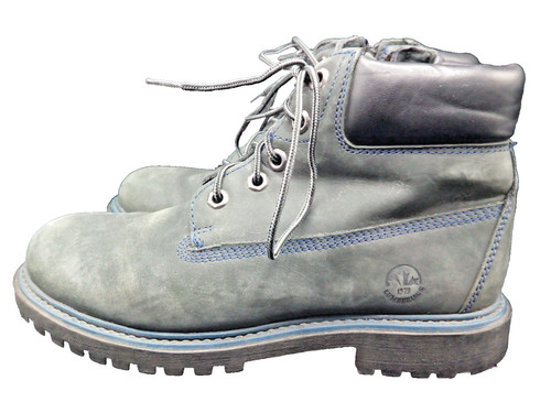 Lumberjack blue nubuck - blue, leather