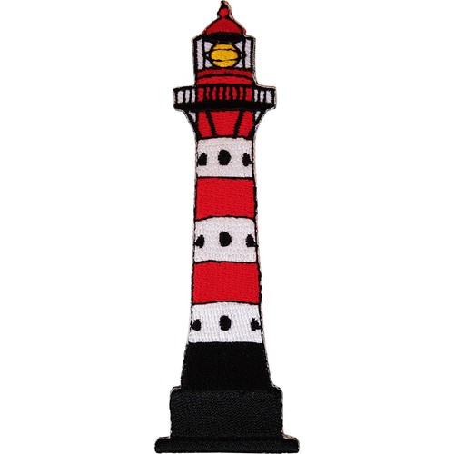 Embroidered iron lighthouse - embroidered,