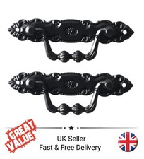 2 x BLACK VINTAGE RETRO