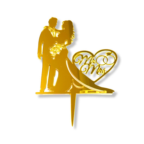 Acrylic cake topper - acrylic, mr