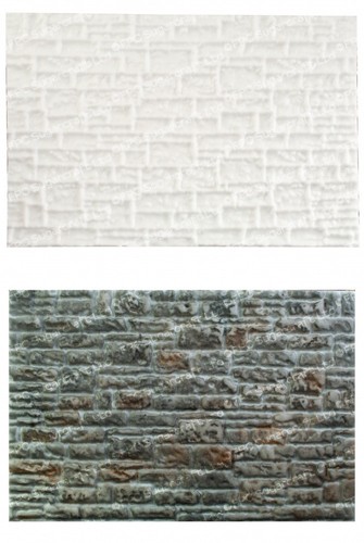 Silicone mould stone wall - stone,
