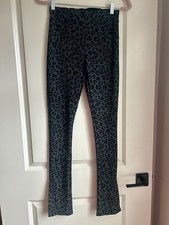 ZARA Grey/black Leopard Print
