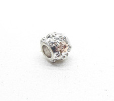 Clogau Gold Sterling Silver & 9ct Rose Gold Seren Star Bead Charm.