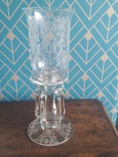 Antique Crystal Candlestick