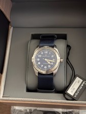 Hamilton Khaki Field Expedition Auto 37mm Watch - Blue H703150 - Bracelet & Nato