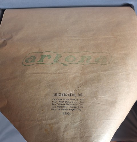Vintage artona pianola roll - roll,