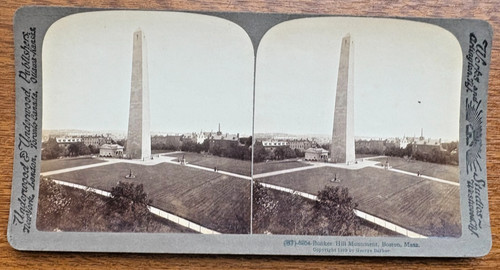 Antique bunker hill - hill, monument