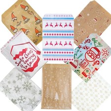 Christmas Paper Bags Counter Kraft Smiling Santa Gonk Iconic Festive Xmas  Party