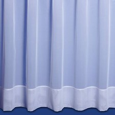 Net Curtains Amazing Choice of Designs slot top 36" Drop White Sold by the Metre