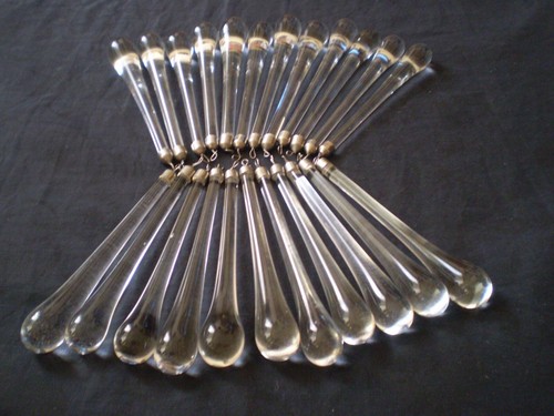 Rare old tear drops crystal - rare,