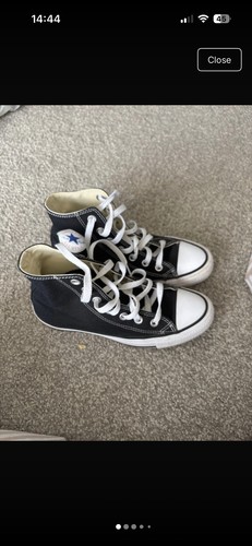 Converse black top - black, hi