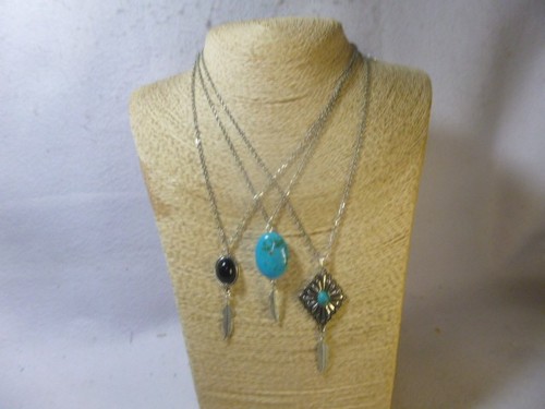 Three turquoise silver - turquoise,