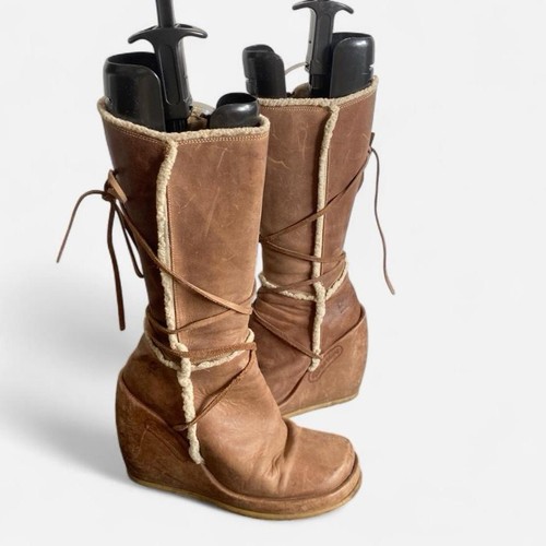 Vintage destroy brown leather - vintage,