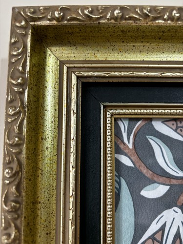 Gold green picture - gold,
