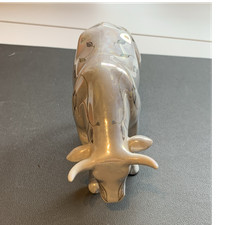 Cowparade ceramic cattle - ceramic,