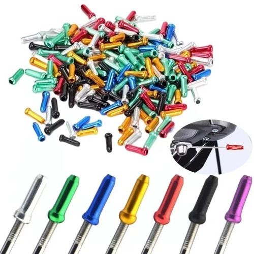 Alloy cable end caps brake - alloy,