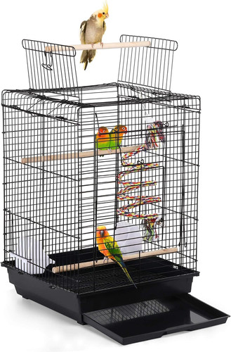 Bird cage metal open - top, small