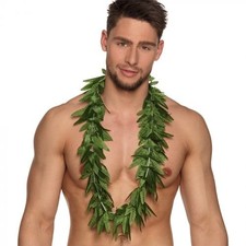 Hawaiian Leaf Fabric Lei