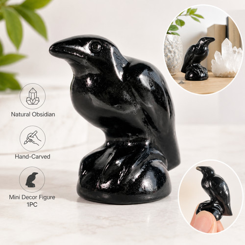1pcs obsidian crystal - 1pcs,