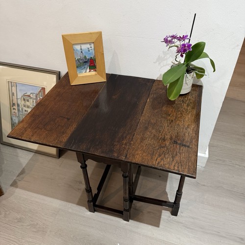 Vintage oak drop leaf - oak,