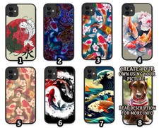 Fish Rubber Phone Case koi