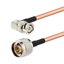 RG400 Double Shield BNC Male