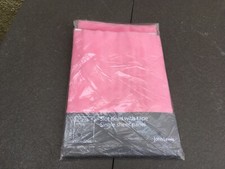 NEW JOHN LEWIS SLOT HEAD WITH TAPE SINGLE SHEER PANEL VOILE 90IN X 59IN PINK